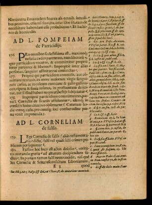 Ad L. Corneliam de falsis.
