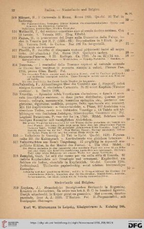 Niederlande und Belgien (Nr. 319 - 333)