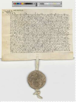 Bürgermeister und Ratsmannen über die Teilung eines Hauptrentebriefes auf Wunsch der 6 Testamentsvollstrecker der Geseken Wangelouwen und ihrer Tochter Greteken Grawerockes.