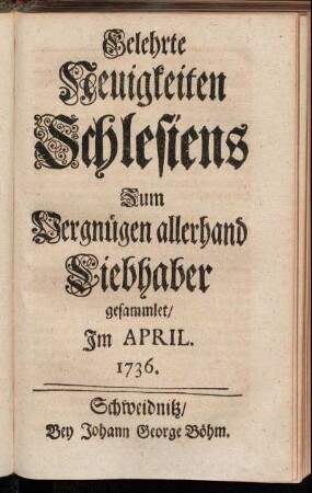 Im April. 1736.