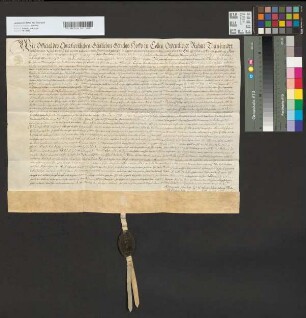 Revers der Witwe Amalie von Efferen des Johann Brendel von Homburg wegen der Einlöse des Schlosses und Amtes Erprath.