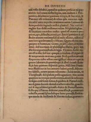 De Officiis : libri tres ; Eiusdem de Senectute, de Amicitia ..., Paradoxa et Somnium Scipionis