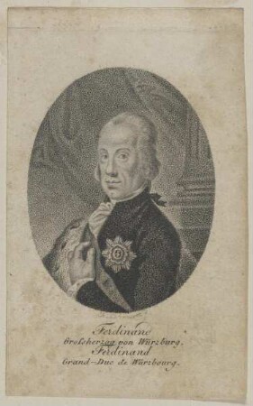 Bildnis des Ferdinand III., Großherzog von der Toskana