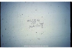 WISSEN IST MAchT!