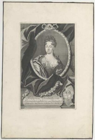 Bildnis der Friderica Elisabetha von Alvensleben