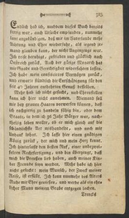 Endlich hab ich, nachdem dieses Buch bereits fertig war ...