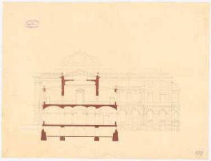 Städelsches Kunstinstitut, Frankfurt/Main 4. Projekt: Flügelquerschnitt 1:100