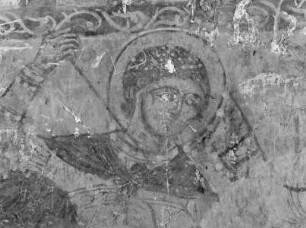 Reiterbild des Heiligen Georg im Kampf mit dem Drachen