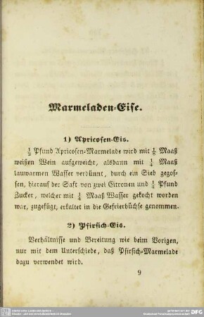 Marmeladen-Eise