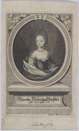 Bildnis der Martha Florentina Bahzin