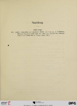 Nachtrag (Nr. 162a)