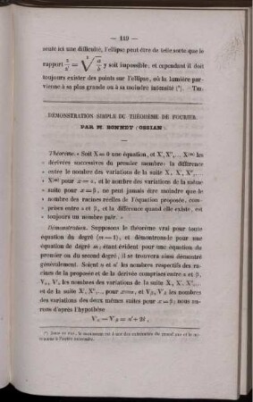 Démonstration simple du théorème de fourier.