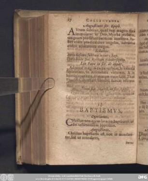 13. Baptismus.