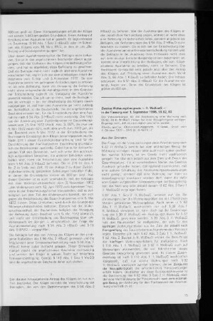 Zweites Wohnungsbaugesetz - II. WoBauG - in der Fassung vom 1. September 1965, §§ 82, 83