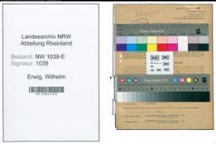 Entnazifizierung Wilhelm Erwig , geb. 10.02.1902 (Schneider)
