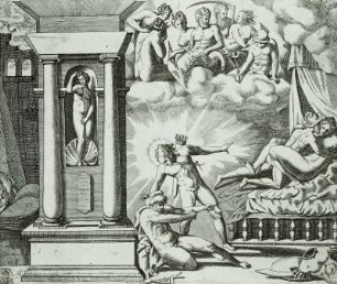 Venus und Mars, von Vulkan überrascht