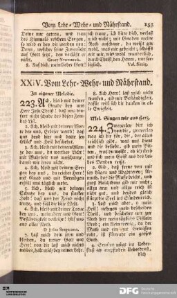 XXIV. Vom Lehr- Wehr- und Nährstand.