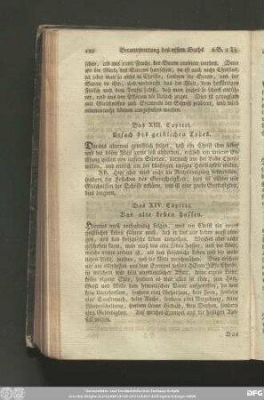 Das XIII. Capitel. Ursach des geistlichen Todes.