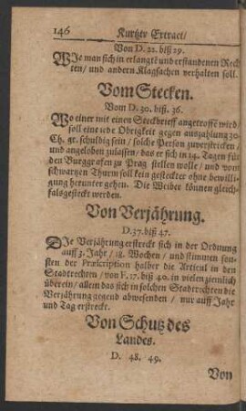 Von Verjährung.