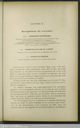 Chapitre XI. Navigations de l´avenir