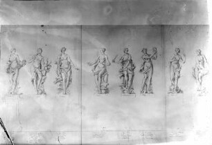 Entwürfe zu den Kolonnaden-Statuen des Potsdamer Stadtschlosses