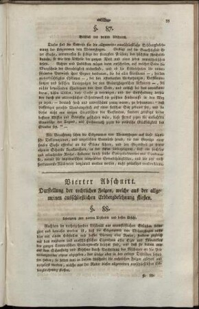 Vierter Abschnitt. Darstellung der rechtlichen Folgen, welche aus der allgemeinen ausschließlichen Erbbergbelehnung fließen.