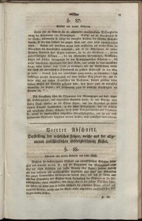 Vierter Abschnitt. Darstellung der rechtlichen Folgen, welche aus der allgemeinen ausschließlichen Erbbergbelehnung fließen.