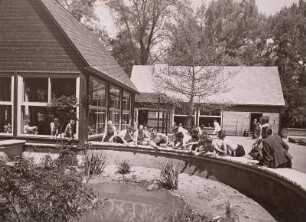 Großer Garten : Reichsgartenschau, Aqua-Terrarium im Schulgarten