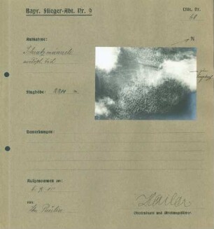 Foto des Geländes am nordöstlichen Teil des Schratzmänneles (Luftbild)