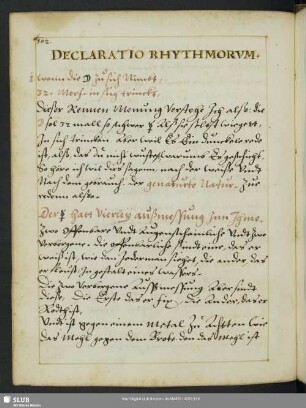 Declaratio Rhythmorum.