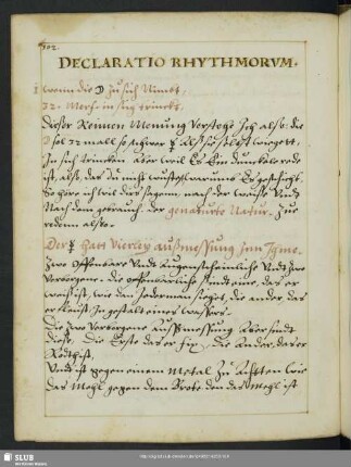 Declaratio Rhythmorum.