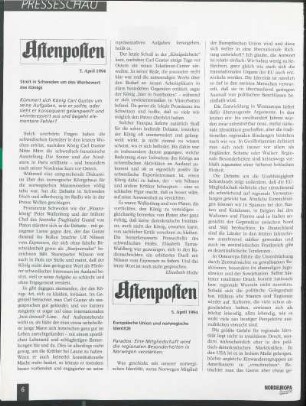 Presseschau