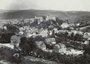 Schwarzenberg, Stadtansicht : Schwarzenberg. Stadtansicht