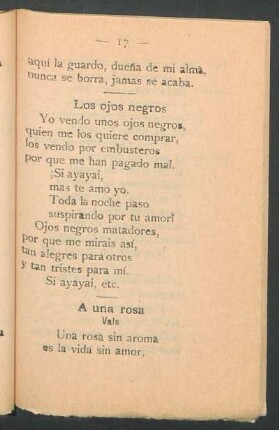 A una rosa : Vals