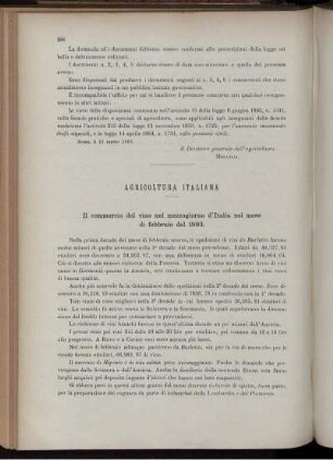 Agricoltura italiana.