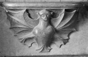 Fünfte Miserikordie von Osten: Fledermaus