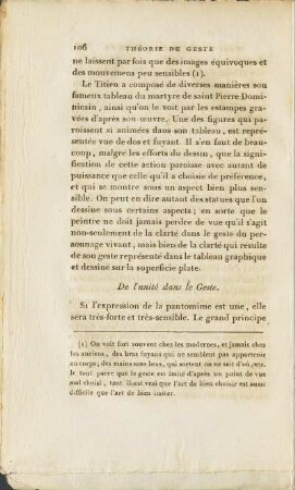 De l'unité dans le Geste.