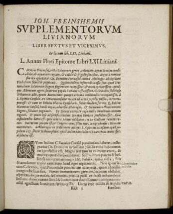 Liber Sextus Et Vicesimus.