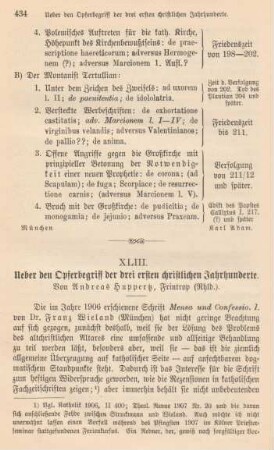 434-444 Ueber den Opferbegriff der drei ersten christlichen Jahrhunderte
