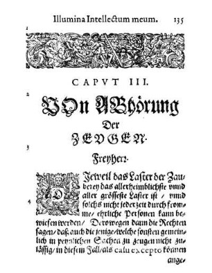 Caput III. Von Abhörung Der Zeugen.