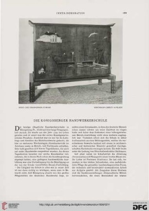 47: Die Königsberger Handwerkerschule