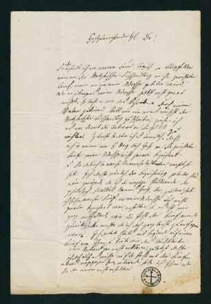 Brief vom 12. Mai 1851