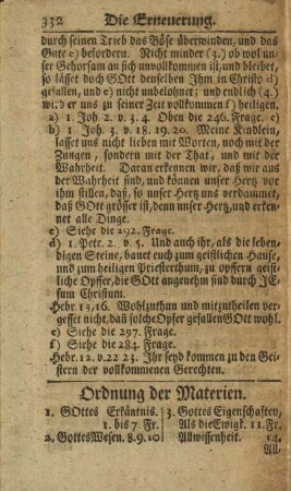 Ordnung der Materien