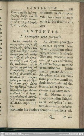 Sententiae