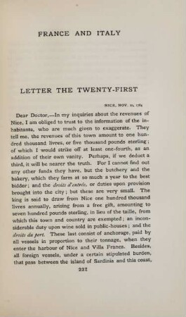 Letter the twenty-first