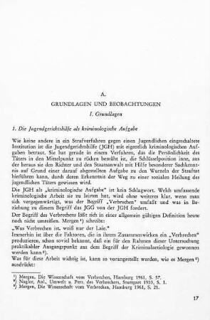 I. Grundlagen