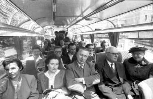 Madrid (Spanien): Gruppen im Bus