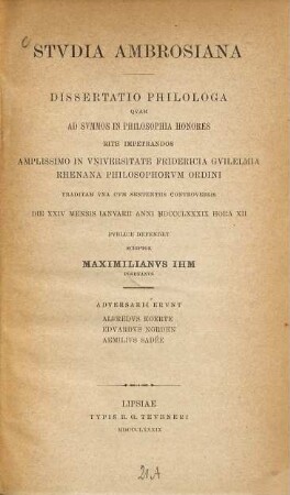 Studia Ambrosiana