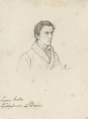 Bildnis Richter, Ludwig (1803-1884), Maler, Graphiker