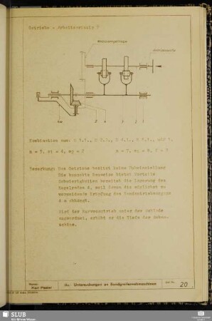 Anlage 20 Getriebe - Arbeitsprinzip 2